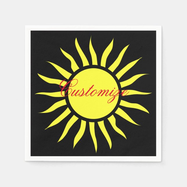 Blazing Sun Thunder_Cove Napkin (Front)