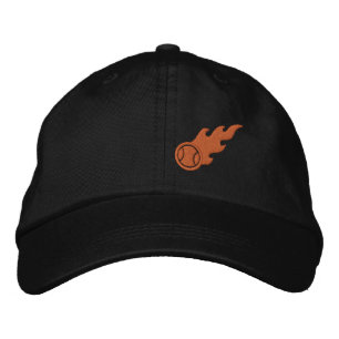 Blazing Tennis Ball Embroidered Hat