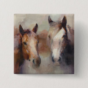 Blazing The West 15 Cm Square Badge