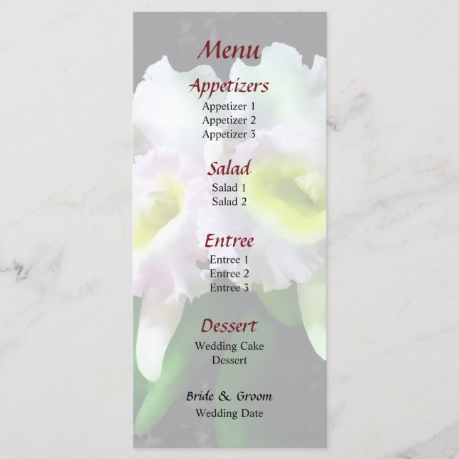 BLC Mary Ellen Underwood Krull-Smith Wedding Menu (Front)