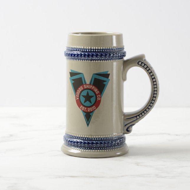 Blck & Blue Beer Stein (Right)