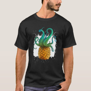 Bleach Pineapple Octopus Funny Summer Tee