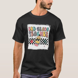 Bleached 3rd Third Grade Teacher Back To School Te T-Shirt