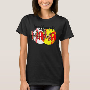 Bleached Cheer Mum Messy Bun Hair Sunglasses Tye D T-Shirt