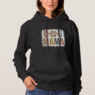 Bleached Dog Mama Leopard & Boho Mum Life Mothers  Hoodie