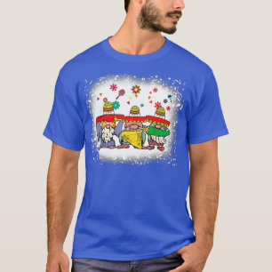 Bleached Gnomies Mexican Three Gnomes Cinco De May T-Shirt