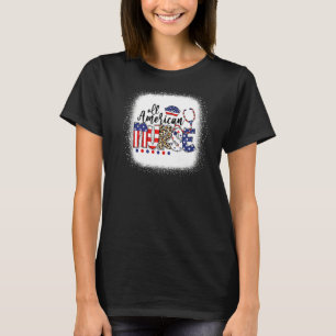 Bleached Leopard All American Nurse Nursing School T-Shirt