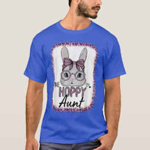Bleached Leopard Pink Sunglasses Easter Bunny One T-Shirt