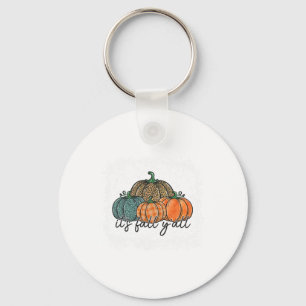 Bleached Leopard Pumpkin Autumn Its Fall Yall Than Key Ring