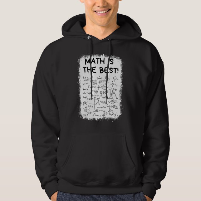 Bleached Math Is The Best  Math Teacher Back To Sc Hoodie (Front)