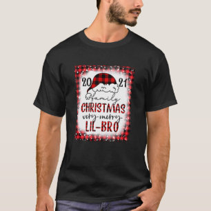 Bleached Merry Christmas 2021 Lil Brother Family C T-Shirt