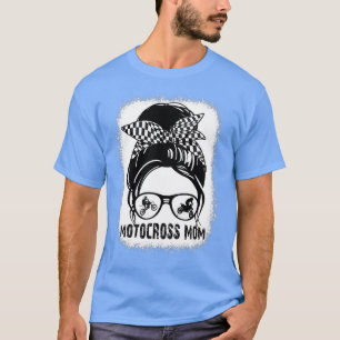 Bleached Motocross Mum Life Dirt Bike Mothers Day T-Shirt