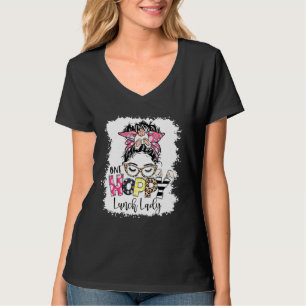 Bleached One Hoppy Lunch Lady Bunny Easter Day T-Shirt