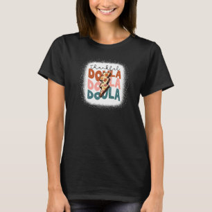 Bleached One Thankful Doula Blessed Doula Fall Tha T-Shirt