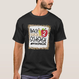 Bleached Principal Back To School Principal Squad  T-Shirt