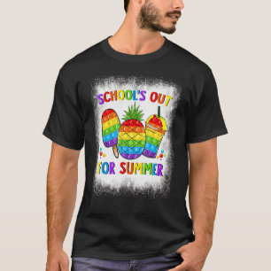 Bleached School's Out For Summer Poppin Last Day O T-Shirt