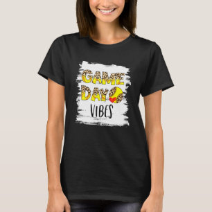 Bleached Softball Game Day Vibes Softball Season T-Shirt
