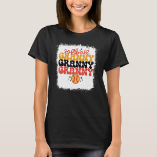 Bleached Softball Granny Retro Softball Mum Mother T-Shirt