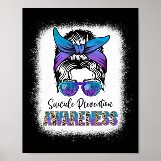 Bleached Suicide Prevention Awareness Week Messy B Poster (Front)