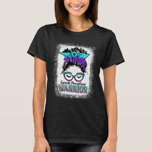 Bleached Suicide Prevention Awareness Week Messy B T-Shirt