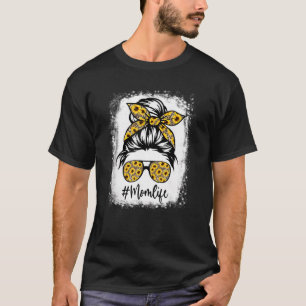 Bleached Sunflower Mum Life Tees For Mother's Day