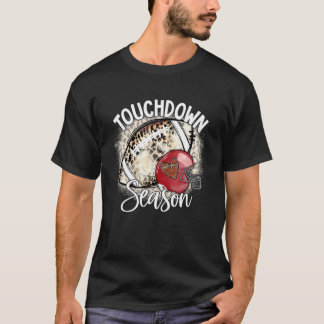 Bleached Touchdown Season American Football Game D T-Shirt