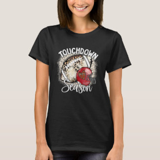 Bleached Touchdown Season American Football Game D T-Shirt