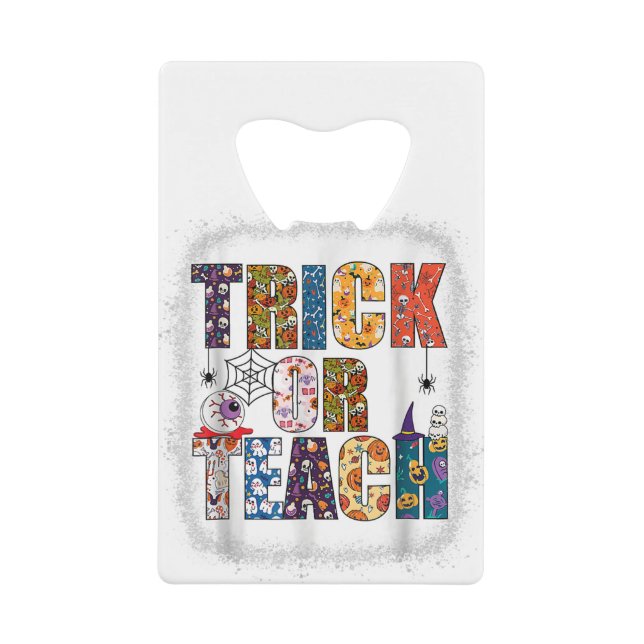 Bleached Trick Or Teach For Teachers Halloween Cos (Front)