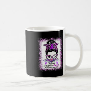 Bleached We Wear Purple Heimerheimer Awareness Mes Coffee Mug