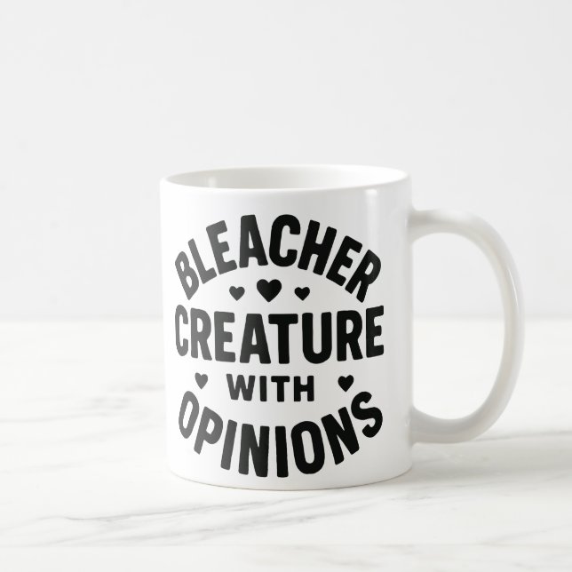 Bleacher Creature With Opinions  Coffee Mug (Right)