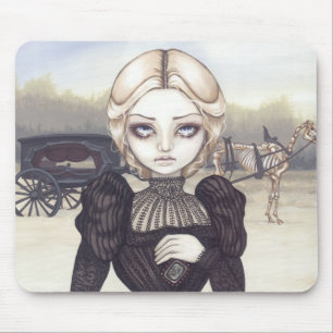 Bleak Mourning gothic funeral Mousepad