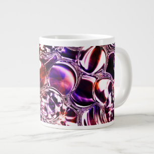 Blebs of coloured glass or precious stones? large coffee mug