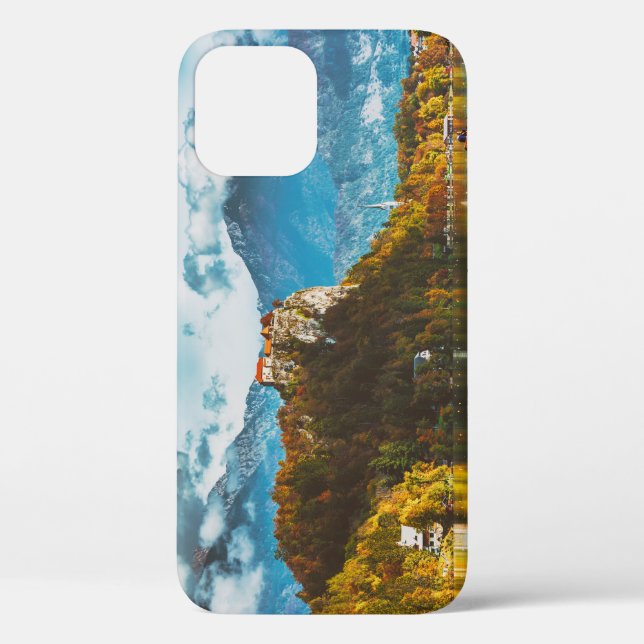 Bled Castle: Slovenian Cliff Overlook. Case-Mate iPhone Case (Back)