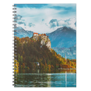 Bled Castle: Slovenian Cliff Overlook. Notebook