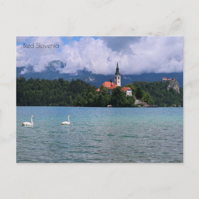 Bled Slovenia Holiday Postcard (Front)