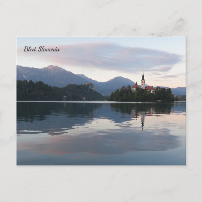 Bled Slovenia Holiday Postcard (Front)