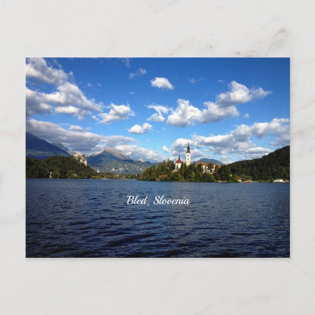 Bled, Slovenia--landscape photograph Postcard (Front)