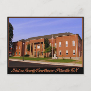 Bledsoe County Courthouse - Pikeville, TN Postcard