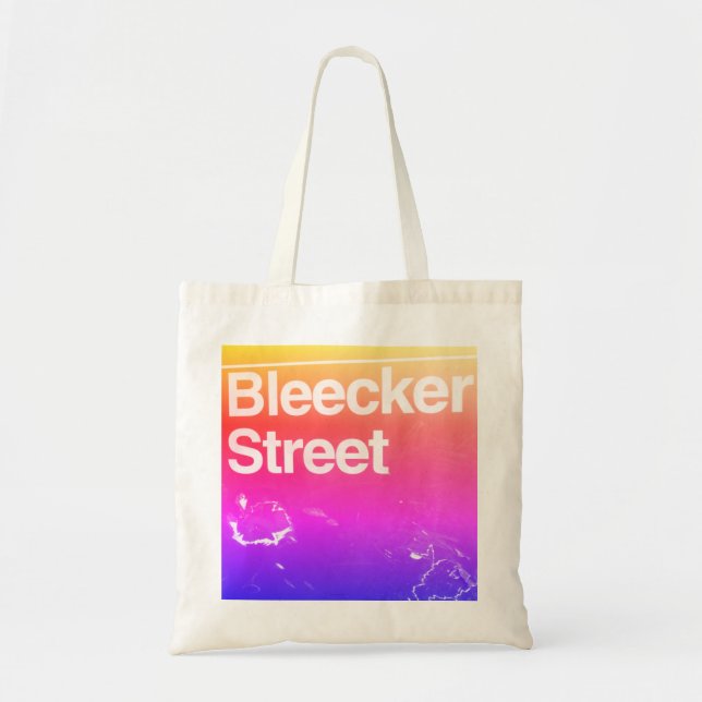 Bleecker Street, Greenwich Village, Manhattan NYC Tote Bag (Front)