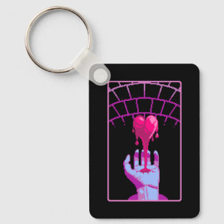 "Bleed For You" Aesthetic Pixel Art Keychain