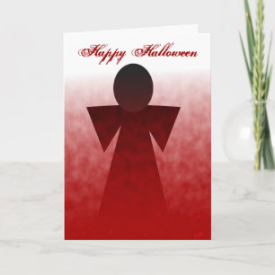 Bleeding Angel Halloween Card