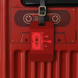 Bleeding Audio Cassette Luggage Tag