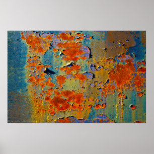 Bleeding Colours 100 Years of Rust and Paint Poster