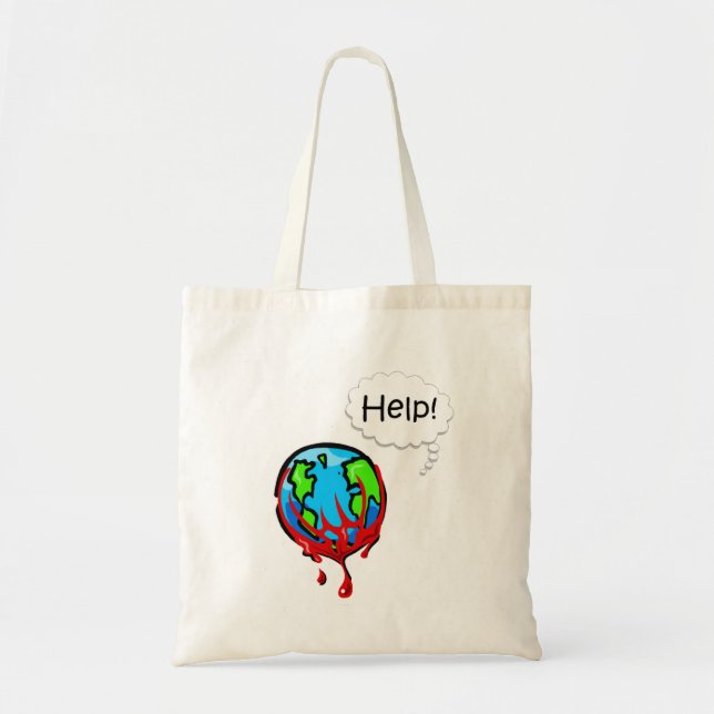 Bleeding Earth 2 Tote Bag (Front)