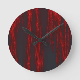Bleeding Fractal Wall Clock