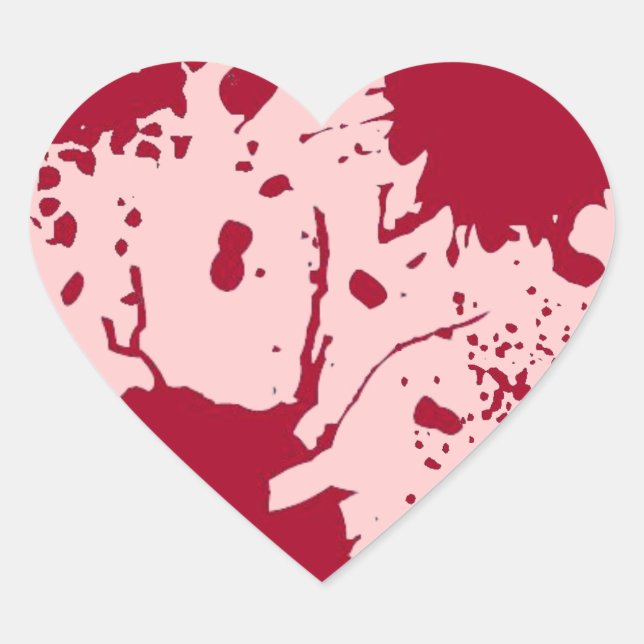 Bleeding Heart 2 Sticker (Front)