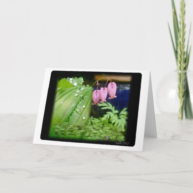 Bleeding Heart, Blank Card (Front)