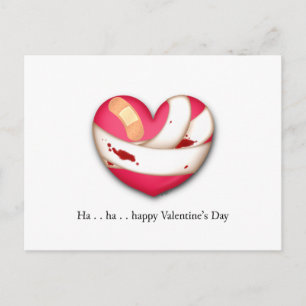 Bleeding Heart Comical Valentine Holiday Postcard