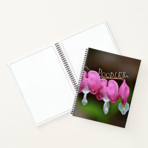 Bleeding Heart Doodle Notebook
