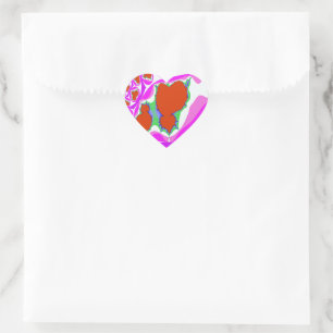 Bleeding Heart Fractal Stickers
